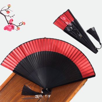 eventail rouge japonais collection