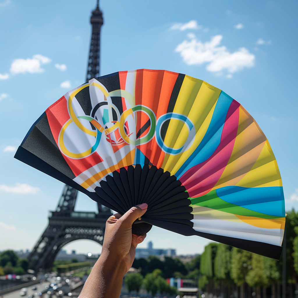 paris olympic games 2024 handfan
