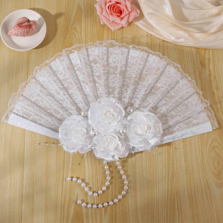 9 PCS Fleur En Papier Mariage, Éventail En Papier, Fleur Geante