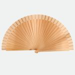 eventail espagnol abanico bois clair